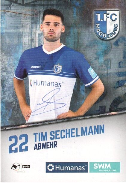 Autogramm Fussball | 1. FC Magdeburg | 2021 | Tim SECHELMANN