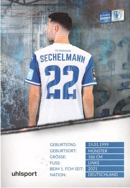 Autogramm Fussball | 1. FC Magdeburg | 2021 | Tim SECHELMANN