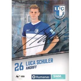 Autogramm Fussball | 1. FC Magdeburg | 2021 | Luca SCHULER