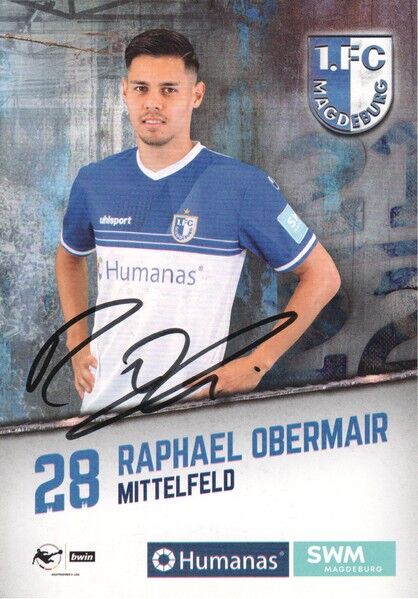 Autogramm Fussball | 1. FC Magdeburg | 2021 | Raphael OBERMAIR