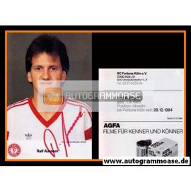 Autogramm Fussball | Fortuna Köln | 1986 | Ralf AUSSEM