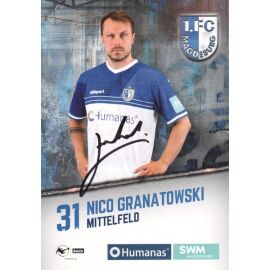 Autogramm Fussball | 1. FC Magdeburg | 2021 | Nico GRANATOWSKI