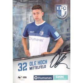 Autogramm Fussball | 1. FC Magdeburg | 2021 | Ole HOCH