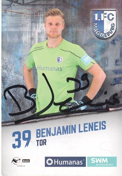 Autogramm Fussball | 1. FC Magdeburg | 2021 | Benjamin LENEIS