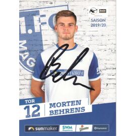 Autogramm Fussball | 1. FC Magdeburg | 2019 | Morten BEHRENS