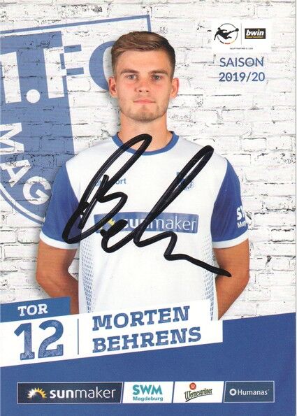 Autogramm Fussball | 1. FC Magdeburg | 2019 | Morten BEHRENS