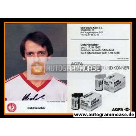 Autogramm Fussball | Fortuna Köln | 1986 | Dirk HIELSCHER