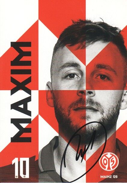 Autogramm Fussball | FSV Mainz 05 | 2019 | Alexandru MAXIM