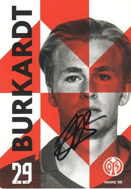 Autogramm Fussball | FSV Mainz 05 | 2019 | Jonathan BURKARDT