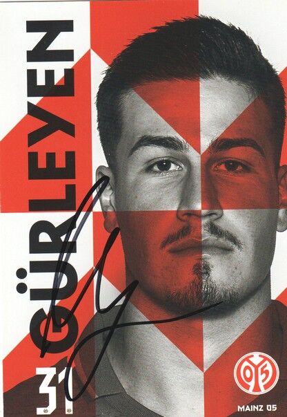 Autogramm Fussball | FSV Mainz 05 | 2019 | Ahmet GÜRLEYEN