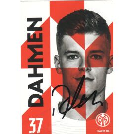 Autogramm Fussball | FSV Mainz 05 | 2019 | Finn DAHMEN