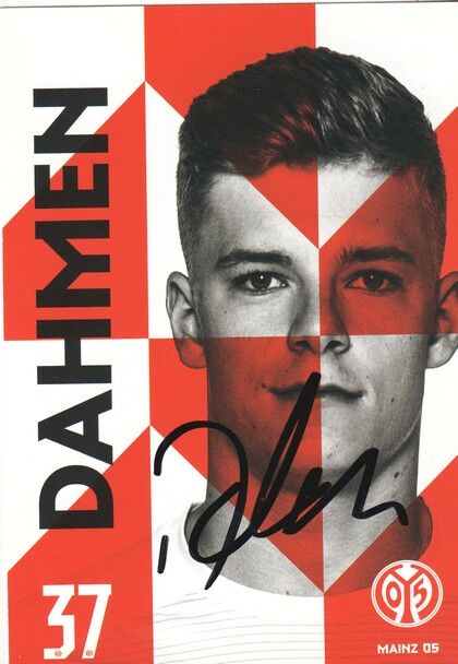 Autogramm Fussball | FSV Mainz 05 | 2019 | Finn DAHMEN
