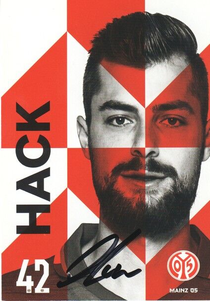 Autogramm Fussball | FSV Mainz 05 | 2019 | Alexander HACK