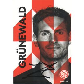 Autogramm Fussball | FSV Mainz 05 | 2019 | Jonas GRÜNEWALD