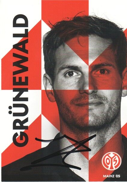 Autogramm Fussball | FSV Mainz 05 | 2019 | Jonas GRÜNEWALD