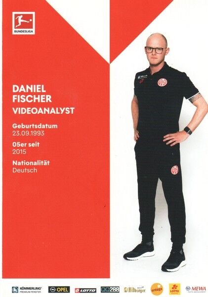 Autogramm Fussball | FSV Mainz 05 | 2019 | Daniel FISCHER