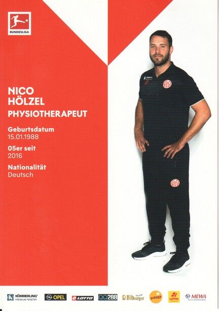 Autogramm Fussball | FSV Mainz 05 | 2019 | Nico HÖLZEL