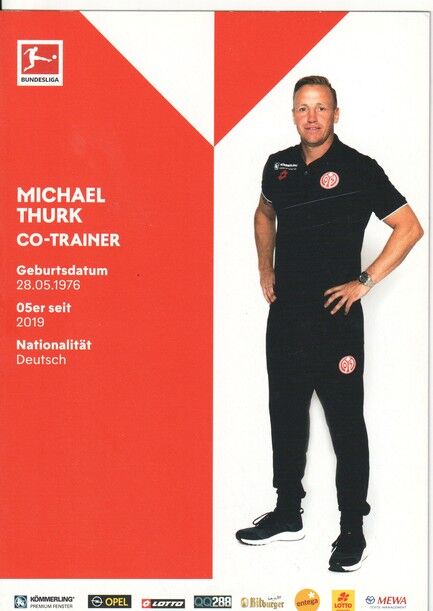 Autogramm Fussball | FSV Mainz 05 | 2019 | Michael THURK