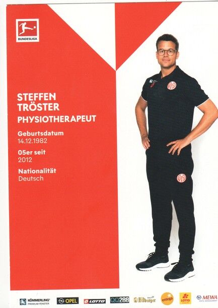 Autogramm Fussball | FSV Mainz 05 | 2019 | Steffen TRÖSTER