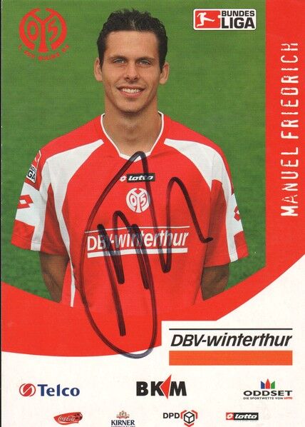 Autogramm Fussball | FSV Mainz 05 | 2005 | Manuel FRIEDRICH