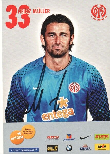 Autogramm Fussball | FSV Mainz 05 | 2010 | Heinz MÜLLER
