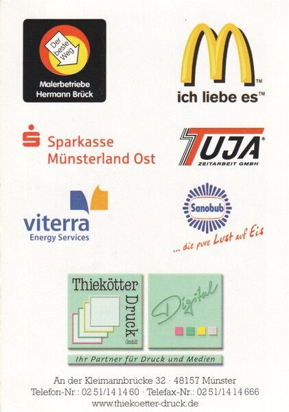 Autogramm Fussball | Preussen Münster | 2004 | Frederik GÖSSLING