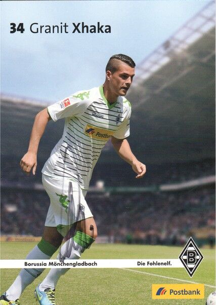 Autogramm Fussball | Borussia Mönchengladbach | 2013 | Granit XHAKA