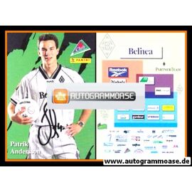 Autogramm Fussball | Borussia Mönchengladbach | 1997 | Patrik ANDERSSON