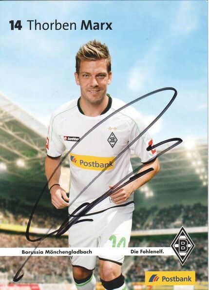 Autogramm Fussball | Borussia Mönchengladbach | 2012 | Thorben MARX