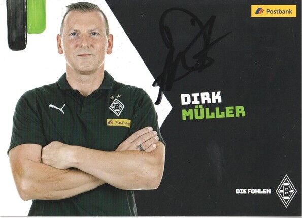 Autogramm Fussball | Borussia Mönchengladbach | 2018 | Dirk MÜLLER
