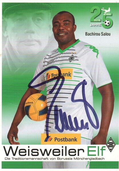 Autogramm Fussball | Borussia Mönchengladbach | 2016 TM | Bachirou SALOU