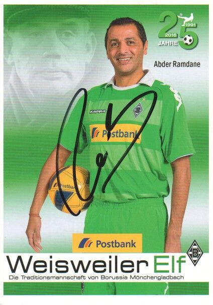 Autogramm Fussball | Borussia Mönchengladbach | 2016 TM | Abder RAMDANE