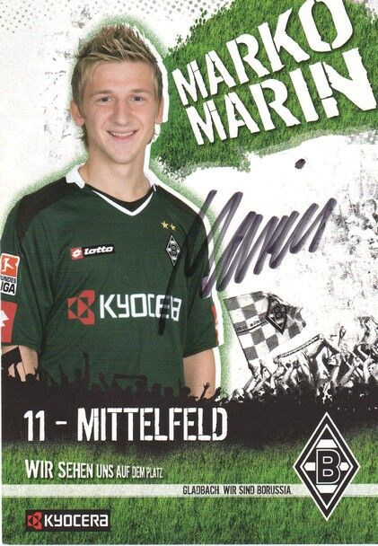 Autogramm Fussball | Borussia Mönchengladbach | 2007 | Marko MARIN
