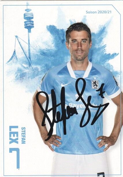 Autogramm Fussball | TSV 1860 München | 2020 | Stefan LEX