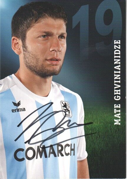 Autogramm Fussball | TSV 1860 München | 2010 | Mate GHVINIANIDZE