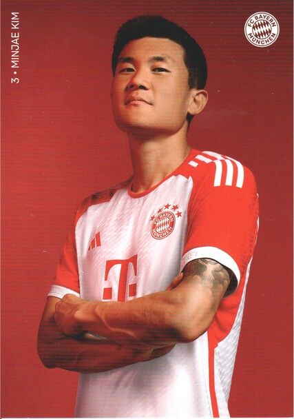Autogramm Fussball | FC Bayern München | 2023 Druck | Minjae KIM