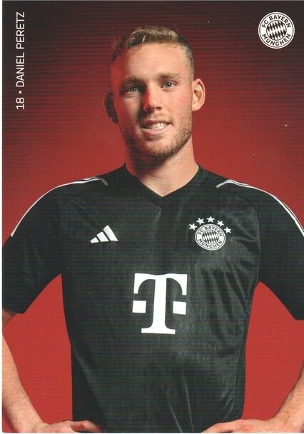 Autogramm Fussball | FC Bayern München | 2023 Druck | Daniel PERETZ