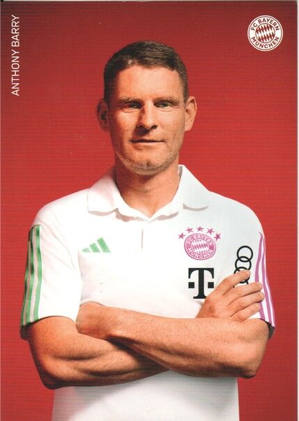 Autogramm Fussball | FC Bayern München | 2023 Druck | Anthony BARRY