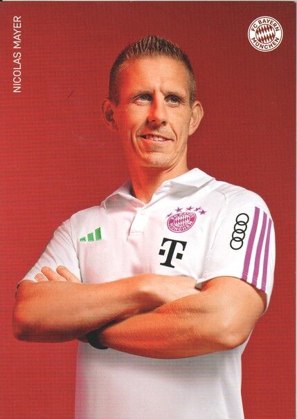 Autogramm Fussball | FC Bayern München | 2023 Druck | Nicolas MAYER