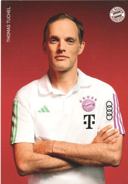 Autogramm Fussball | FC Bayern München | 2023 Druck | Thomas TUCHEL