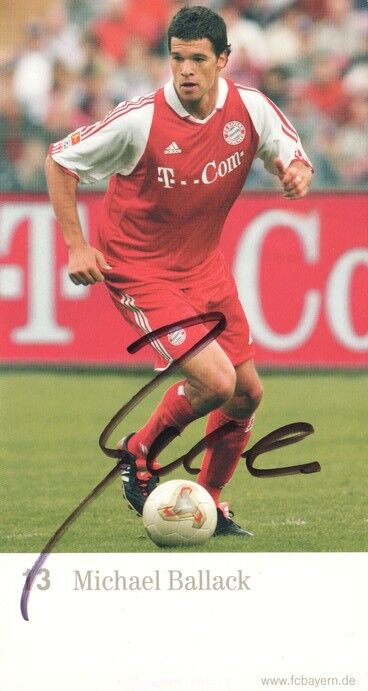 Autogramm Fussball | FC Bayern München | 2003 | Michael BALLACK