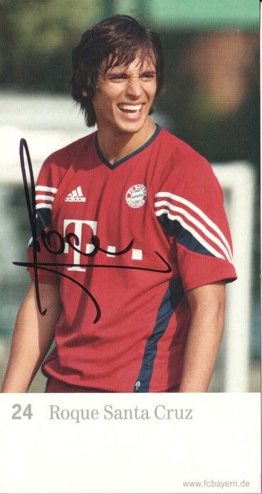 Autogramm Fussball | FC Bayern München | 2003 | Roque SANTA CRUZ