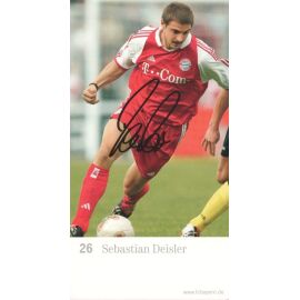 Autogramm Fussball | FC Bayern München | 2003 Druck | Sebastian DEISLER