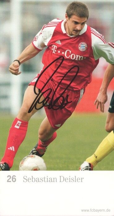 Autogramm Fussball | FC Bayern München | 2003 Druck | Sebastian DEISLER