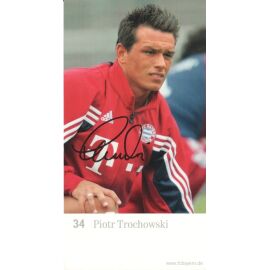 Autogramm Fussball | FC Bayern München | 2003 Druck | Piotr TROCHOWSKI