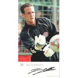 Autogramm Fussball | FC Bayern München | 2003 Druck | Jan SCHLÖSSER