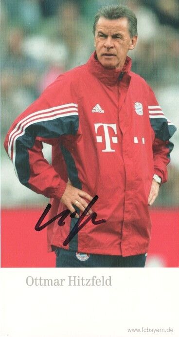 Autogramm Fussball | FC Bayern München | 2003 | Ottmar HITZFELD