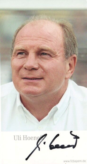 Autogramm Fussball | FC Bayern München | 2003 | Uli HOENESS