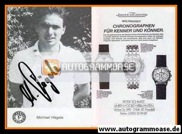 Autogramm Fussball | Fortuna Köln | 1988 | Michael HÄGELE