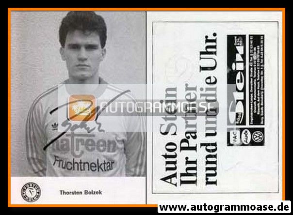 Autogramm Fussball | Fortuna Köln | 1989 | Thorsten BOLZEK